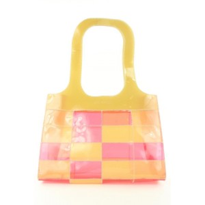 Pink clear chanel bag outlet