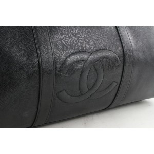Chanel black duffle bag best sale
