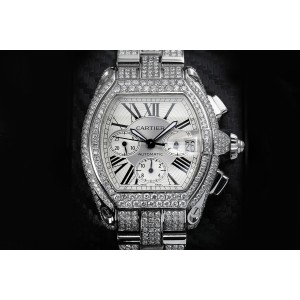 Cartier roadster iced out on sale