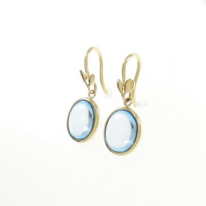 Olive leaf drop earrings sale