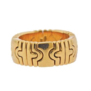 Bulgari Parentesi Gold Band Ring Other Buy at TrueFacet