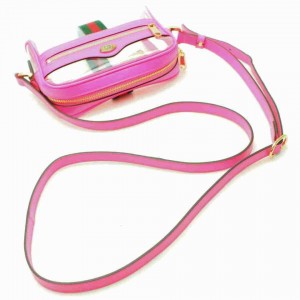 Gucci Pink Translucent Ophidia Camera Bag Crossbody Clear Beach 858317