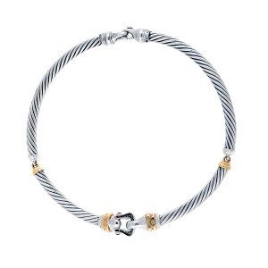 David yurman cable choker necklace on sale