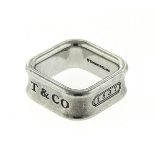 Tiffany & co square ring hot sale