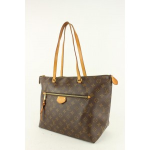Louis Vuitton Discontinued Monogram Iena MM Zip Tote bag 119lv39