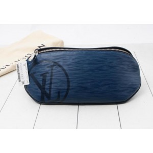 Louis Vuitton Circle Logo Bum Bag Initials Blue Epi Leather 860765