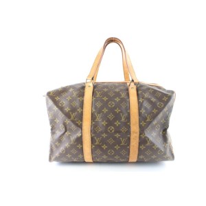 Louis Vuitton Sac Souple Monogram 45 2lz0629 Brown Coated Canvas Weekend Travel Bag Louis Vuitton Buy at TrueFacet