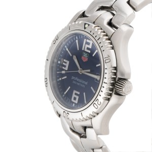 Tag Heuer Link WT1113 Stainless Steel Blue Dial 44mm Mens Watch Tag Heuer Buy at TrueFacet