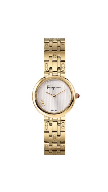 Ferragamo Silver 28mm 