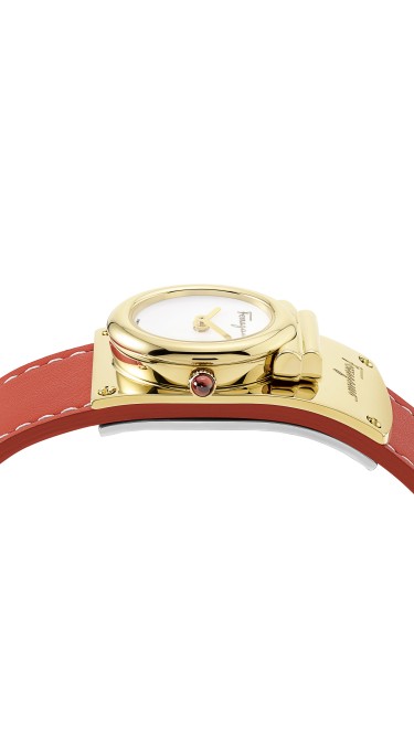 Ferragamo White 23 X 39mm             
