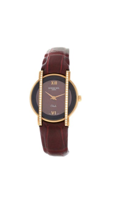 Ladies' Raymond Weil Othello 12021-GS-00480 18K Gold Diamond Quartz 28MM Watch