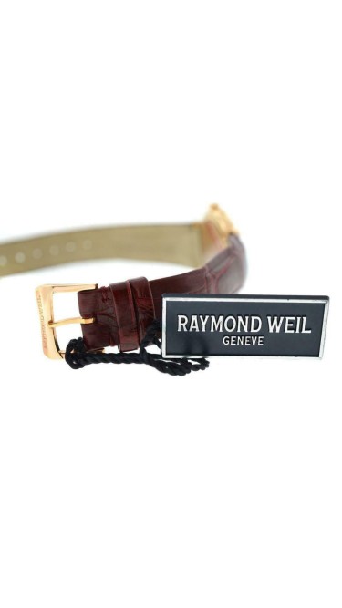 Ladies' Raymond Weil Othello 12021-GS-00480 18K Gold Diamond Quartz 28MM Watch