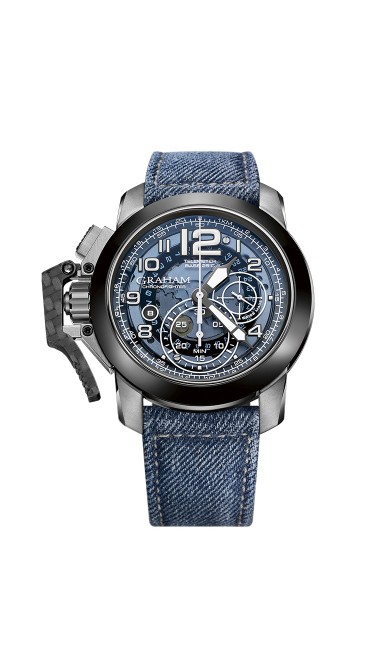 Graham Chronofighter Steel And Target 2CCAC.U04A.T33S 47mm Mens Watch