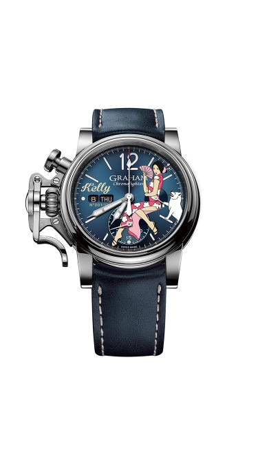 Graham Kelly 2CVAS.U08A.L129S Vintage Noseart 2018 Limited 44mm Mens Watch