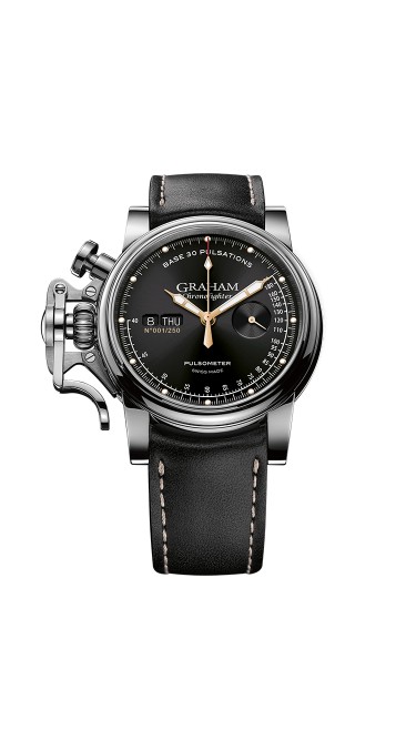 Graham Chronofighter Vintage Pulsameter 2CVCS.B20A.L127S 44mm Mens Watch