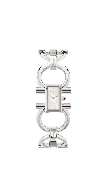 Ferragamo White 13 x 23mm 