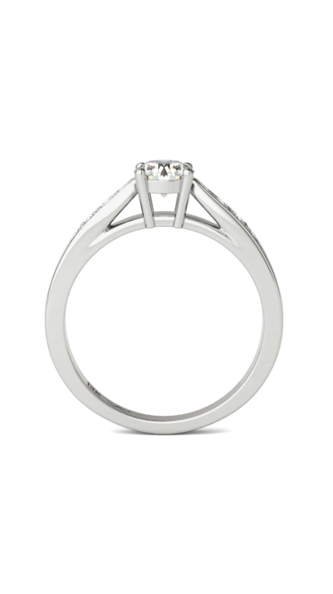 Solitaire Natural Diamond Ring