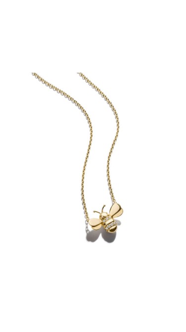 Wonderland Bumble Bee Pendant Necklace