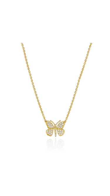 Wonderland Butterfly Diamond Necklace