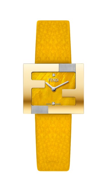 Fendi Yellow 24 x 20 mm F100203101