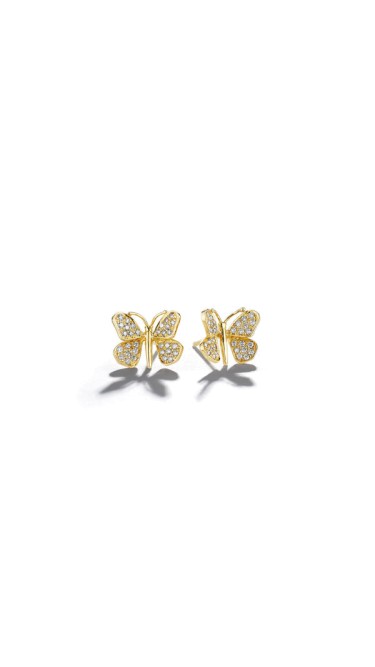 Wonderland Butterfly Diamond Studs