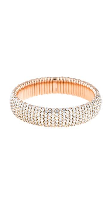 Stretch Collection 18K Gold Diamonds Bracelet