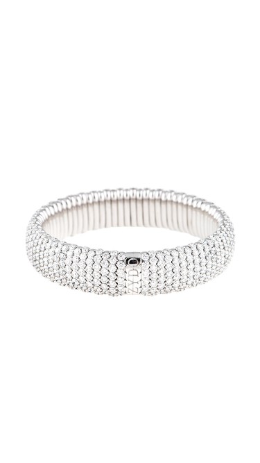 Stretch Collection 18K White Gold Diamonds Bracelet