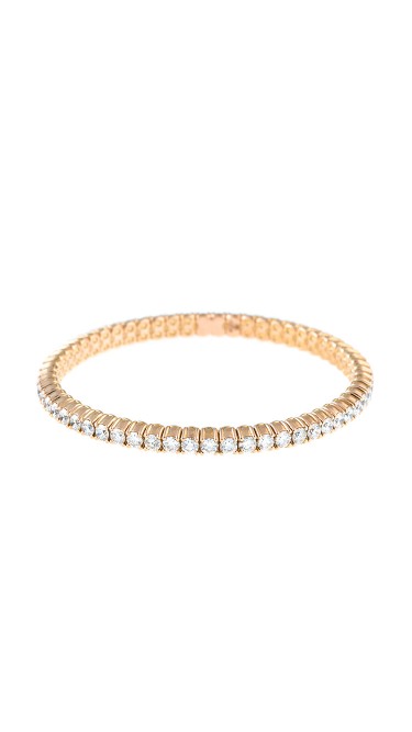 Stretch Collection 18K Gold Diamonds Bracelet