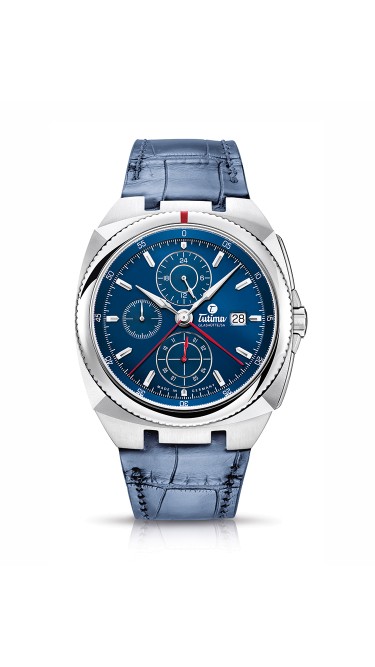 Tutima Saxon One Chronograph 6420-06 Blue Strap
