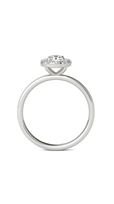 Halo Natural Diamond Ring