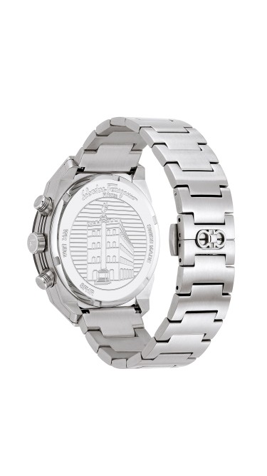 Ferragamo Silver 43mm         