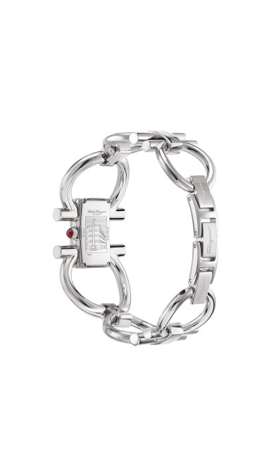 Ferragamo White 13 x 23mm 