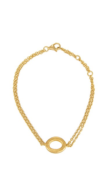 Yossi Harari Jewelry Roxanne 24k Gold Diamond Melissa Bracelet