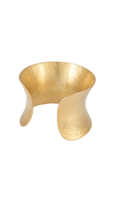 Yossi Harari Jewelry 24k Gold Plated Roxanne Corset Cuff