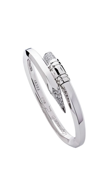 TZURI White Gold Large Signature Bracelet