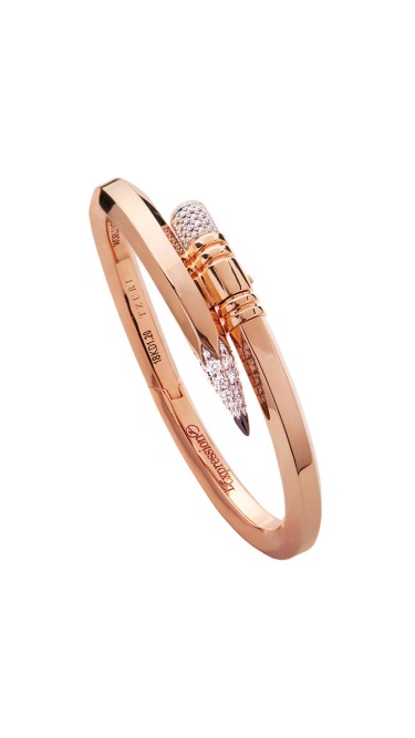 TZURI Rose Gold Large Signature Bracelet