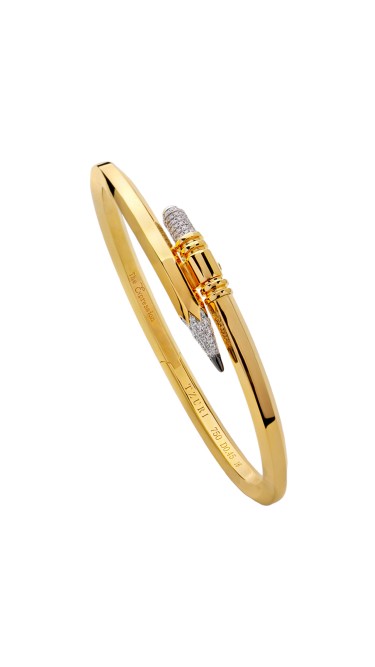 TZURI Yellow Gold Small Signature Bracelet