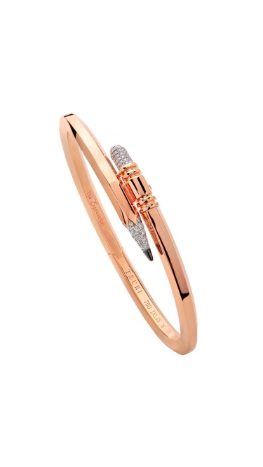TZURI Rose Gold Small Signature Bracelet