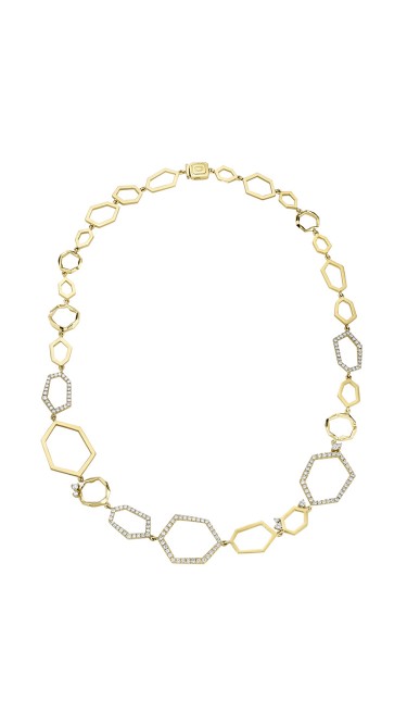 Mimi So Jackson 18k Yellow Gold With Pave Diamonds, 18" Necklace