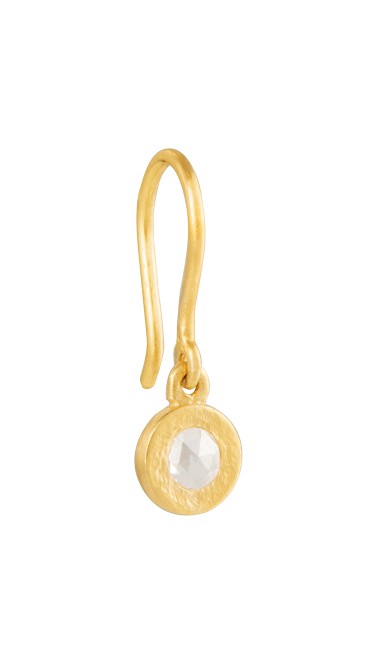 Yossi Harari Jewelry Roxanne 24k Gold Rose-Cut Diamond Mica Earrings