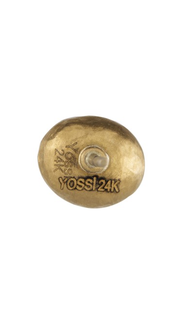 Yossi Harari Jewelry 24k Gold Roxanne Stud Earrings