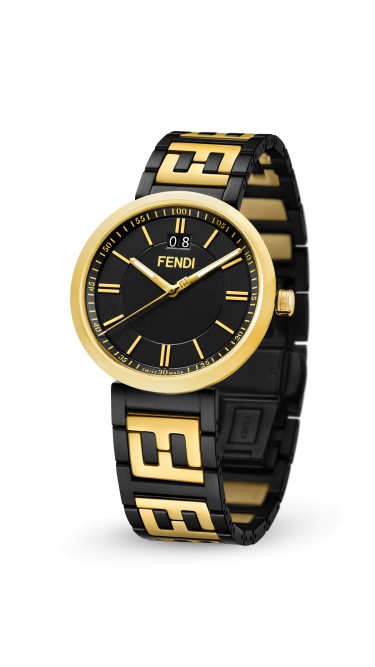 Fendi Timepieces Black 39 mm F105030901