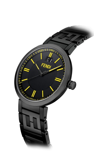Fendi Timepieces Black 39 mm F105040501