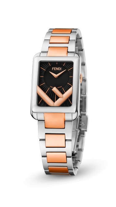 Fendi Timepieces Black 22.5 x 32 mm F107030602