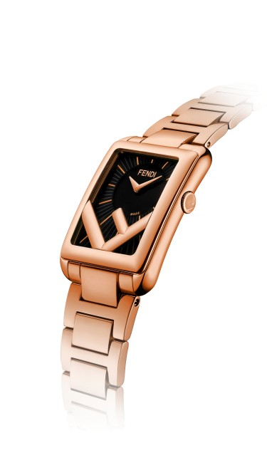Fendi Timepieces Black 22.5 x 32 mm F107050601