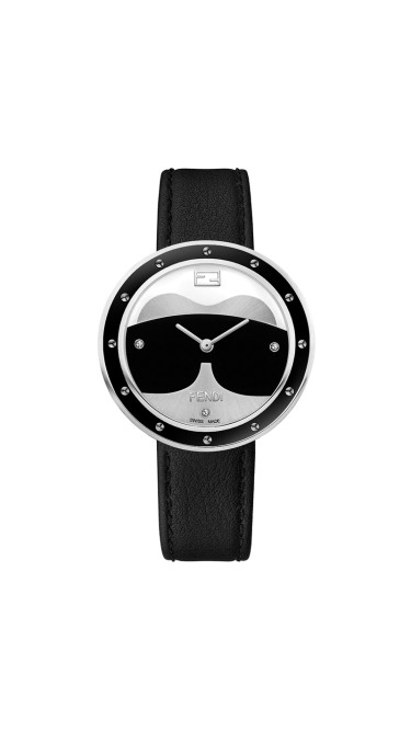 Fendi My Way Silver, Black, White 36 mm F363031611D1NG