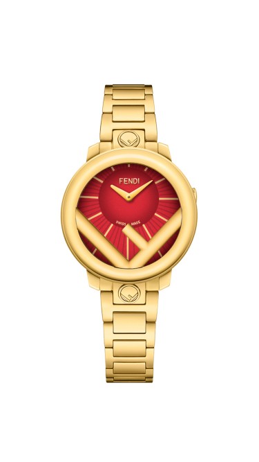 Fendi Timepieces Red 28 mm