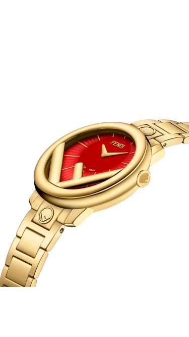 Fendi Timepieces Red 28 mm