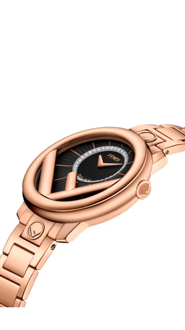 Fendi Timepieces Black 28 mm F711521000D2