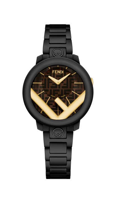 Fendi Timepieces Brown 28 mm